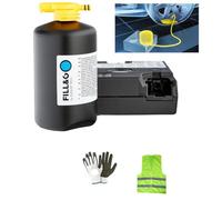 Ensemble DE RÉPARATION DE PNEUS DE Voiture KIT DE GONFLAGE ET DE RÉPARATION Liquide D'ÉTANCHÉITÉ 620ML pour Voiture,SUV,Van,Moto Automatique avec COMPRESSEUR Pompe AIR ÉLECTRIQUE
