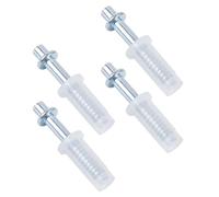 Ensemble de réparation de quincaillerie de porte pliante améliorée - Ensemble de réparation de quincaillerie de porte à deux volets - Ensemble de 4 pièces / ensemble de quincaillerie pour porte de