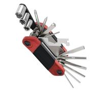 Ensemble de réparation de vélos - Pibes à vélo, outil multifonction de vélos 9cm - trousse à outils en acier avec pinces et accessoires, ergonomique, idéal pour la maintenance sur le chemin