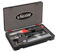 Vigor Blinky Kit de réparation en plastique V3551N, 134 pièces, 50 W, clips inox, barres de soudage