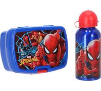 Ensemble de repas Spiderman ; boîte à lunch et bouteille de boisson