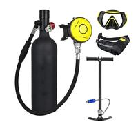 Ensemble de réservoir de plongée avec sac de rangement - Cylindre d'oxygène pour équipement de plongée avec tuba et plongée