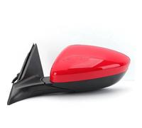 Ensemble de rétroviseur de voiture à Pour Accord 10e Génération 2018-2022 Lentille Rétroviseur Latéral En Verre Réfléchissant Couvercle Pliable Manuel(Left Red)