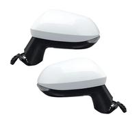 Ensemble de rétroviseur de voiture Rétroviseur Latéral 9 Broches Pour Toyota Pour Corolla E21 E210 MK12 2019-2024 Blanc Interface Euro Rétroviseur(1 paire)