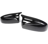 Ensemble de rétroviseurs extérieurs de voiture Pour X5 X6 E70 E71 2007-2013 couvercle de rétroviseur latéral voiture remplacement du capuchon(Noir)