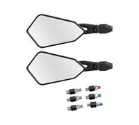 Ensemble De Rétroviseurs Latéraux Noirs Pour Moto Pour M10 Résistants