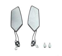 Ensemble de rétroviseurs pour guidon gauche pour rétroviseur droit (vert) | Rotation à 360 degrés, livraison par paire, pour alliage d'aluminium, vision sûre, montage facile