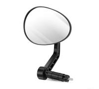 Ensemble de rétroviseurs pour vélo avec design réglable à 360 degrés pour guidon de 17,5 mm de diamètre 20 mm Taille standard (1 pièce)