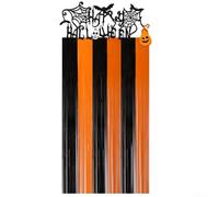 Ensemble de rideaux de décoration de fête d'Halloween de 2 m pour créer une atmosphère hantée et passionnante pendant Halloween (drapeau C)