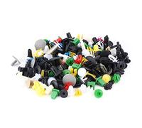 Ensemble de Rivet de Fixation Assorti, 200pcs Assortiment de Garniture de Porte de Voiture en Plastique Clip de Retenue Assortiment Agrafe Clips de Fixation de Voiture