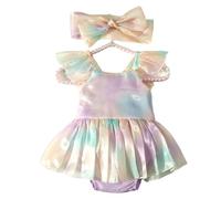 Ensemble De Robe Barboteuse Avec Bandeau À Nœud Papillon Pour La Photographie Bébé Vêtements Photo Pour Nourrissons Filles Séance Tenue Jalons Séance