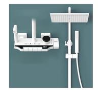 Ensemble de robinet de douche avec douchette à main Combo Bouchon de vidange de baignoire, bidet de toilette, pulvérisateur de douche à économie d'eau pour usage domestique