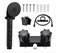 Ensemble de robinet de douche en alliage de zinc avec pulvérisateur portatif pour camping-car, remorque de voyage en plein air