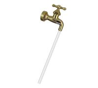 Ensemble de robinet de fontaine d'extérieur flottant pour jardin, étang et cour, pulvérisateur d'eau décoratif, sculpture en plastique durable pour l'esthétique extérieure