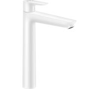 hansgrohe Talis E mitigeur monocommande de lavabo 240, vidage automatique, saillie de 183mm, 71716700, Couleur: blanc mat