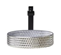 Ensemble de robinet noir élégant avec évier en verre trempé, grand lavabo de salle de bain, bonde pop-up moderne incluse pour décoration d'intérieur contemporaine