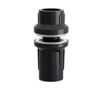 Ensemble de robinets sanitaires pour aquarium 32 mm | Raccord anti-goutte avec filetage et joints d'étanchéité pour trop-plein, filtre de sol et entrée