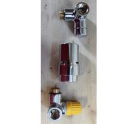 Ensemble de robinetterie design Danfoss chromé X-tra Collection - 013G40