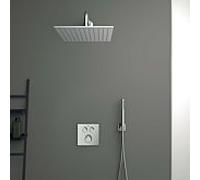 Ideal Standard Kit de robinetterie CeraTherm Navigo A7773AA Thermostatique de douche à encastrer, chromé
