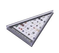 Ensemble de roches et de minéraux - Collection de pierres précieuses, 36 pièces - Contient une collection de pierres précieuses naturelles, de cristaux et de pierres minérales pour et filles, White