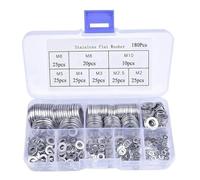 Ensemble De Rondelles Plates En Acier Inoxydable 180/360, Parfait For La Décoration Maison, Réparation Usine, Les Magasins Et Plus Encore pour Vis et Boulons(360pcs)