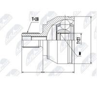 Ensemble De Rotule Extérieure Pour VW AMAROK 2.0BITD 2010-