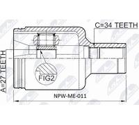 Ensemble De Rotule Intérieure Mercedes S Classe 4 MATIC 02-05 NEUF