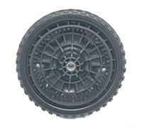 Ensemble de roue avant de 20,3 cm compatible avec Troy-bilt, Craftsman, et pour les tondeuses à gazon Cadet, 634-05039 Pièces de rechange pour assemblage de roue motrice (1 pièce)