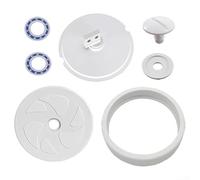 Ensemble de roue de rechange pour nettoyeur de piscine Polaris 280 avec grande roue C6 et protection d'essieu C66 pour une longue durée de vie