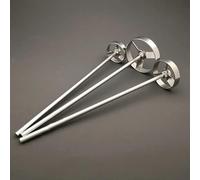 Ensemble de roues de mélange à hélice vortex en acier inoxydable - Palette de 50 mm/60 mm/80 mm avec tige d'arbre for mélangeurs de laboratoire(80x8x400mm)