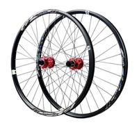 Ensemble de roues de vélo de montagne 26/27,5/29" Roue avant et arrière, freins à disque en alliage d'aluminium 32 trous moyeu de vélo essieu traversant 7/8/9/10/11/12 vitesses