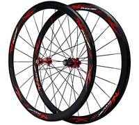 Ensemble de roues de vélo de route 700C Roue de vélo de route 700C Frein V Frein en alliage à double paroi Jante de vélo BMX 40 mm Libération rapide pour 7 8 9 10 11 12 vitesses (couleur : #2) (#1)