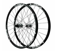 Ensemble De Roues De VTT en Alliage D'aluminium 26 27.5 29 Pouces Roues De Frein À Disque, Jante Double Couche, Corps De Moyeu Libre XDR, 11 12 Vitesses, 9 * 100/10 * 135mm QR(Silver,29")