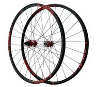 Ensemble De Roues De VTT en Alliage D'aluminium 26 27.5 29 Pouces Roues De Frein À Disque, Jante Double Couche, Corps De Moyeu Libre XDR, 11 12 Vitesses, 9 * 100/10 * 135mm QR(Rot,27.5")