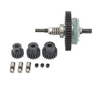Ensemble de roues dentées du différentiel RC 52T, kit de roues dentées du différentiel RC avec pignons de 15T, 17T et 19T, différentiel en acier pour voiture RC Traxxas Slash 4x4