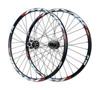 Ensemble De Roues for Vélo De Montagne 26/27.5/29'' Frein À Disque VTT Jante en Alliage À Double Paroi Roulement Étanche QR Moyeu Cassette 7-12 Vitesses