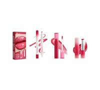 Ensemble de rouge à lèvres brillant à lèvres liquide longue durée avec une pigmentation élevée et un port confortable pour le petit maquillage de jour