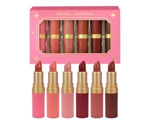 Ensemble de rouge à lèvres format voyage - Bâton de brillant à lèvres hydratant | Maquillage anti-taches hydratant et imperméable | Bâtons pour filles de les jours, adolescents, fête, mariage, ma