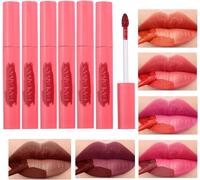 Ensemble De Rouge À Lèvres Liquide À Peler,Teinture À Lèvres Facile À Peler Et À Révéler,Gloss À Lèvres Waterproof Longue Durée,Maquillage De Tatouage Pour Les Lèvres(Colour,6pcs/Set)