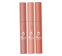 Ensemble de rouge à lèvres mat tasse antiadhésive fraise rouge à lèvres mat brillant longue durée 3 pièces Style 1