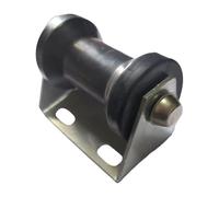 Ensemble de rouleau de quille fixe - Rouleau de remorque de bateau robuste avec support galvanisé, accessoires marins | Petit rouleau de quille statique Boo | Rouleau de remorque de bateau en acier