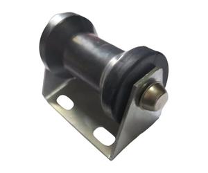 Ensemble de rouleau de quille fixe - Rouleau de remorque de bateau robuste avec support galvanisé, accessoires marins | Petit rouleau de quille statique Boo | Rouleau de remorque de bateau en acier