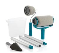 Ensemble de rouleaux à peinture antigoutte rechargeables Roll'n'Paint InnovaGoods 5 pièces, gris