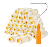 Ensemble de rouleaux à peinture comprenant un mini tissu 4 pouces for application sur les murs, finitions, portes et armoires(41pcs)