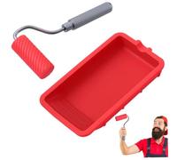 Ensemble de rouleaux de colle applicateur colle en silicone avec plateau pour le travail du bois, les arts et l'artisanat, les projets en bois, la réparation meubles et le kit peinture