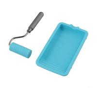 Ensemble de rouleaux de peinture de qualité professionnelle avec plateau en silicone pour murs et meubles avec cadre de 22,9 cm et housse de qualité supérieure prêt à l'emploi
