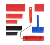 Ensemble de rouleaux de peinture en bois robustes pour travaux de rénovation de murs intérieurs commerciaux et applications rapides