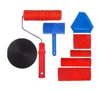 Ensemble de rouleaux de peinture en grains de bois robustes pour une application sans couture sur diverses textures de murs et de plafonds, usage quotidien, outil de peinture professionnel