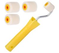 Ensemble de rouleaux de peinture miniatures avec recharges de laine durables, idéal pour la peinture détaillée dans les maisons, les espaces restreints, les bords tactiles