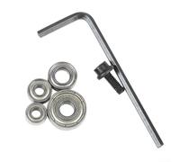 Ensemble de roulements à billes pour fraiseuse de toupie - Pièces de rechange conçues pour une vitesse stable et une manipulation fluide dans les applications de travail du bois (7,98 mm)